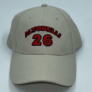 Rochester Red Wings MiLB Joe Altobelli #26 Stadium Giveaway Cream Velcro Hat